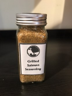 SPICE- GRILLED SALMON SEASONING 4 OZ BOTTLE $5.85