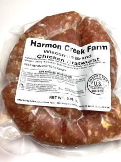 WISCONSIN CHICKEN SAUSAGE BRATS 4 PACK $9.50/LB